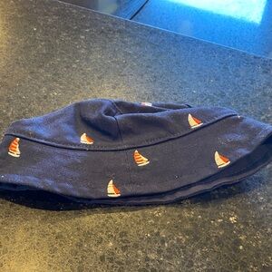 Janie and Jack Navy Baby Bucket Hat